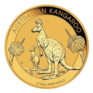 1/10 oz zlatá minca Australian Kangaroo – staršie ročníky