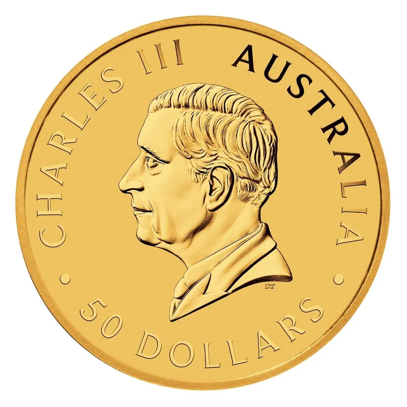 1/2 oz zlatá minca Australian Kangaroo 2026 – druhá strana