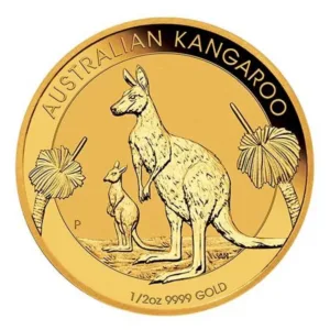 1/2 oz zlatá minca Australian Kangaroo – staršie ročníky