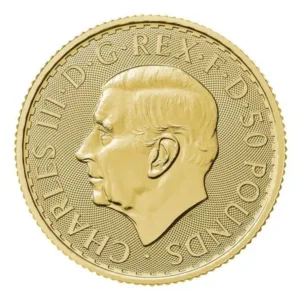 1/2 oz zlatá minca Britannia 2026 – druhá strana