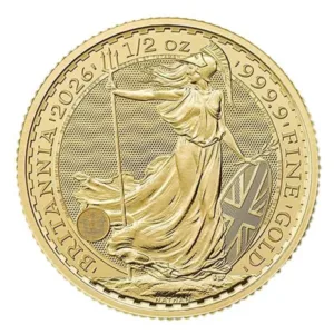 1/2 oz zlatá minca Britannia 2026
