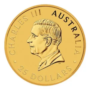 1/4 oz zlatá minca Australian Kangaroo 2026 – druhá strana