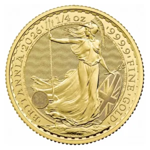 1/4 oz zlatá minca Britannia 2026