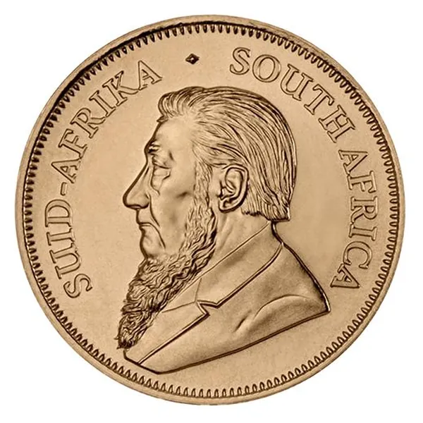 1/4 oz zlatá minca Krugerrand – rôzne ročníky – druhá strana