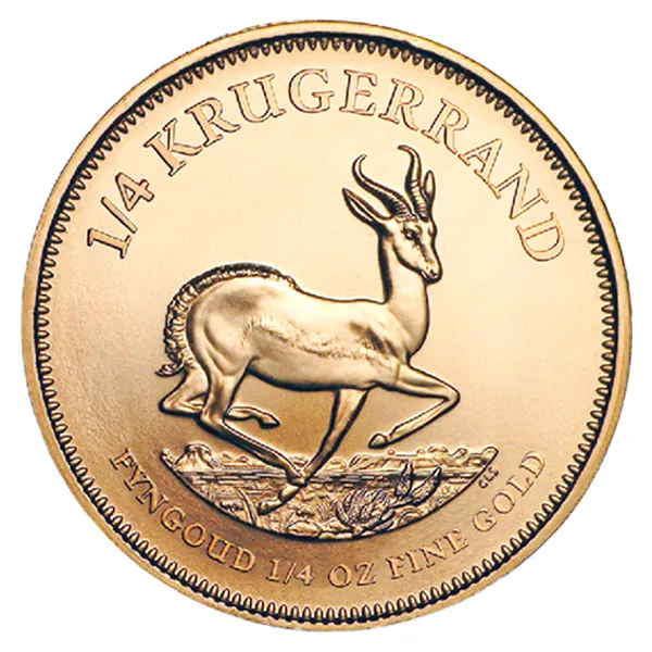 1/4 oz zlatá minca Krugerrand – rôzne ročníky