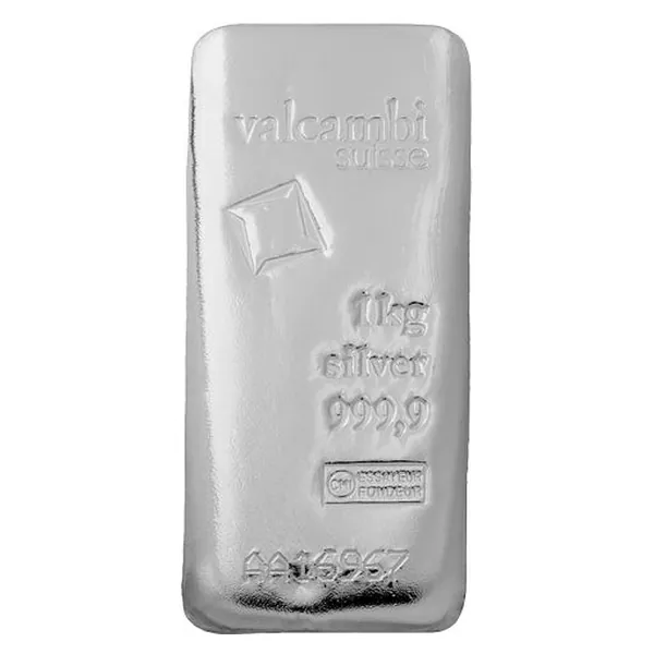 1 kg strieborný zliatok Valcambi