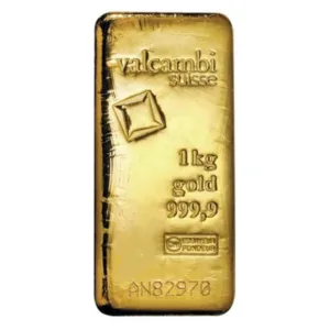 1 kg zlatý zliatok Valcambi – liaty