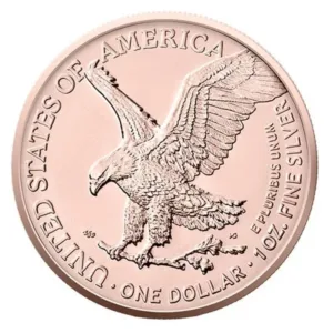 1 oz strieborná minca American Silver Eagle 2022 – Leto, Art Color Collection – druhá strana