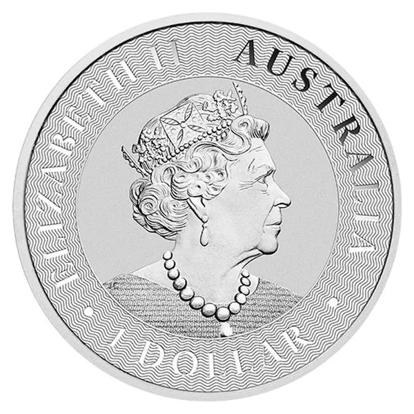 1 oz strieborná minca Australian Kangaroo – rôzne ročníky – druhá strana