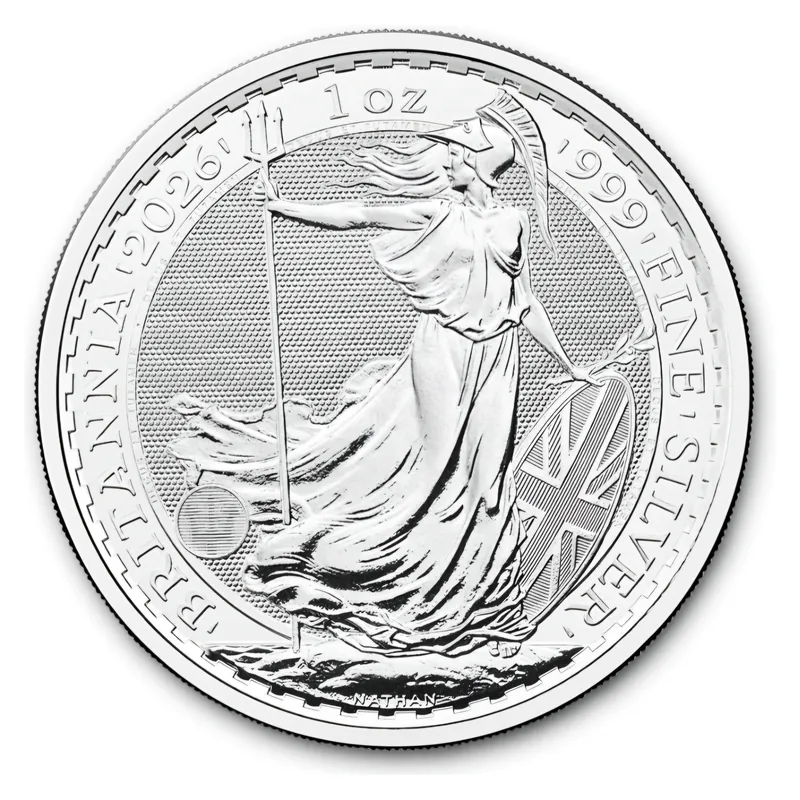 1 oz strieborná minca Britannia 2026