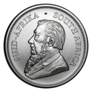 1 oz strieborná minca Krugerrand – rôzne ročníky – druhá strana