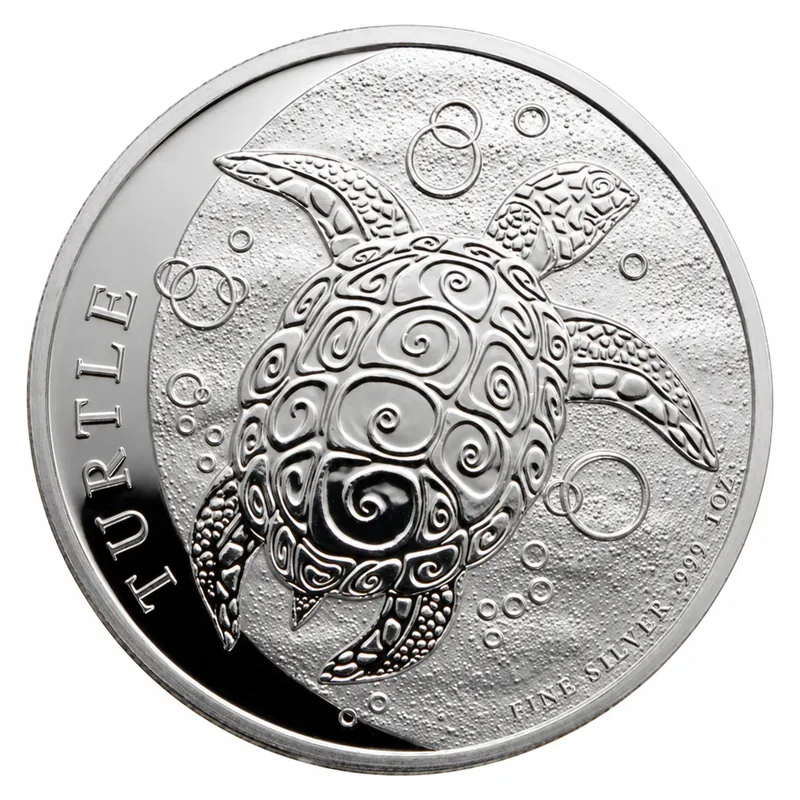 1 oz strieborná minca Niue Korytnačka – rôzne ročníky