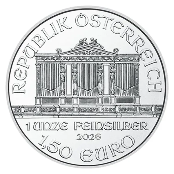 1 oz strieborná minca Wiener Philharmoniker 2026