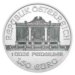 1 oz strieborná minca Wiener Philharmoniker – rôzne ročníky