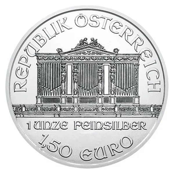 1 oz strieborná minca Wiener Philharmoniker – rôzne ročníky