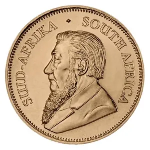 1 oz zlatá minca Krugerrand – staršie ročníky – druhá strana