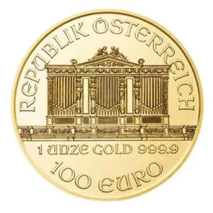 1 oz zlatá minca Wiener Philharmoniker – rôzne ročníky
