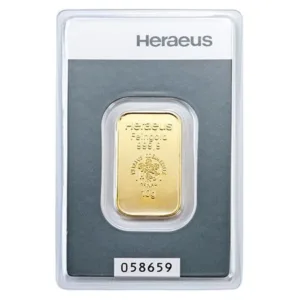 10 g zlatý zliatok Heraeus