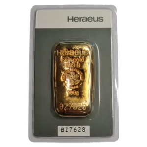 100 g zlatý zliatok Heraeus – liaty