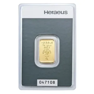 5 g zlatý zliatok Heraeus