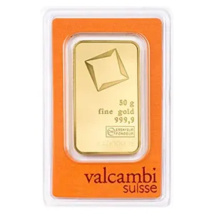 50 g zlatý zliatok Valcambi