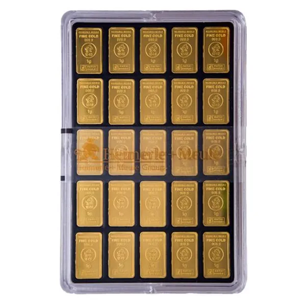 Heimerle + Meule UnityBox – 50 × 1 g zlaté zliatky
